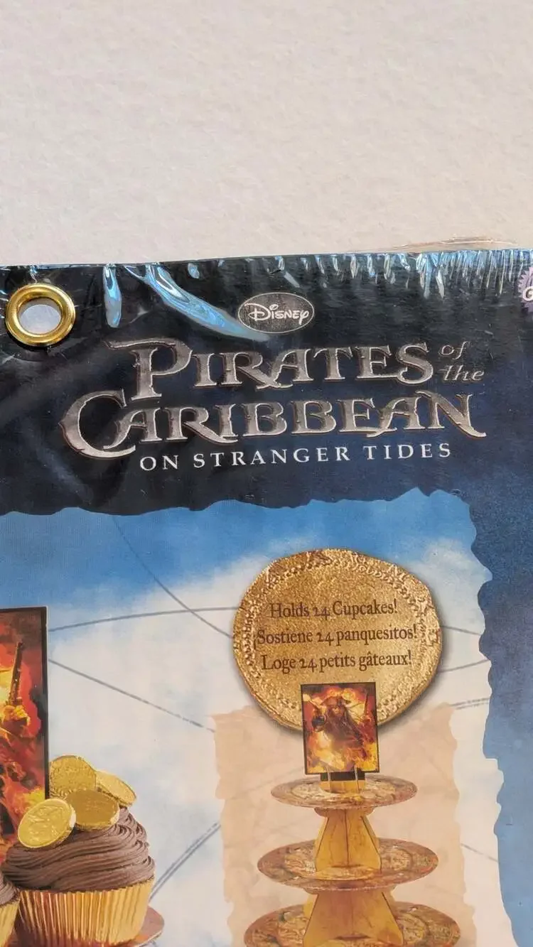 Wilton Disney Pirates of the Caribbean: On Stranger Tides Cupcake Stand NEW